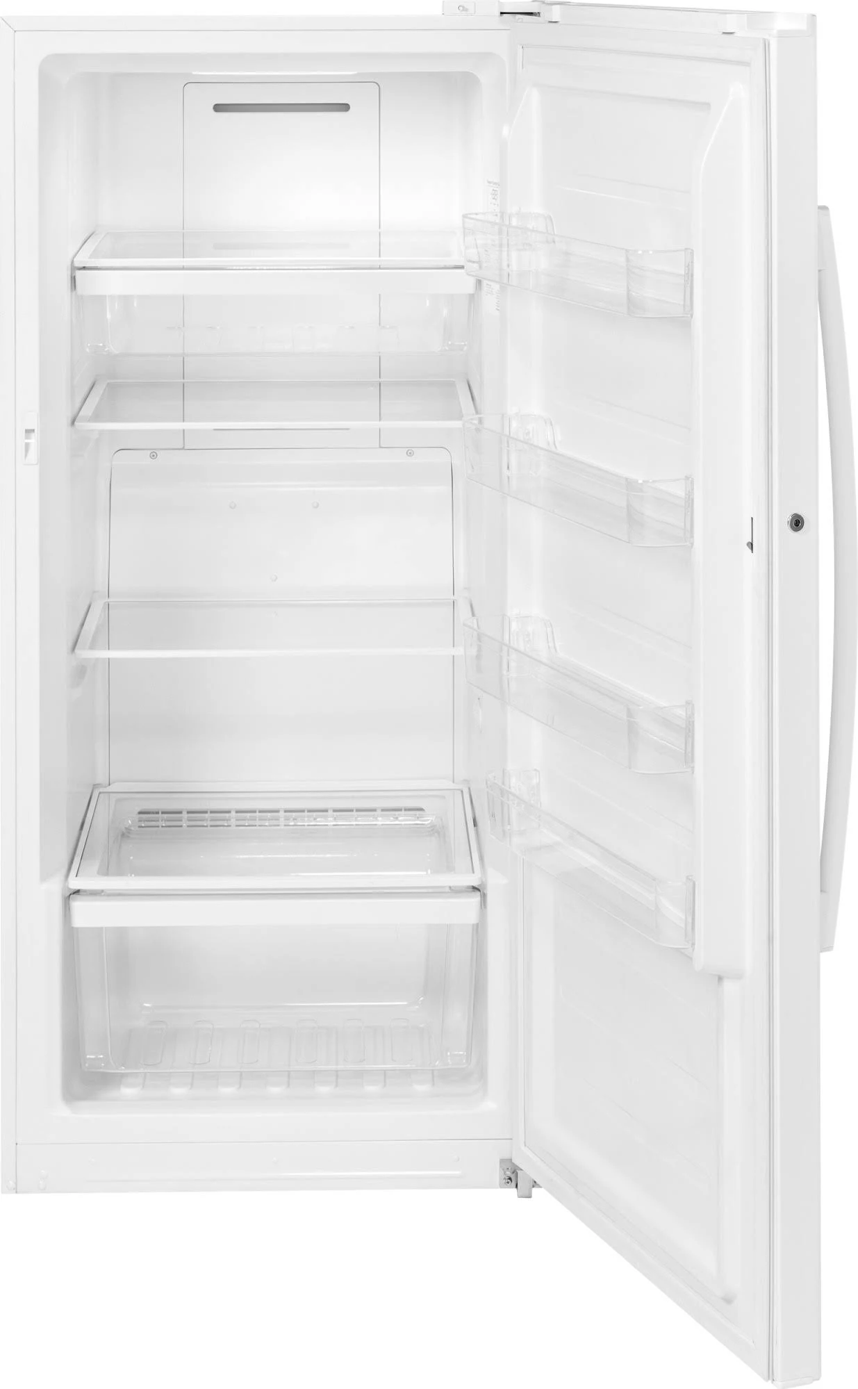 GE 14.1 Cu. ft. White Frost-free Upright Freezer FUF14DLRWW