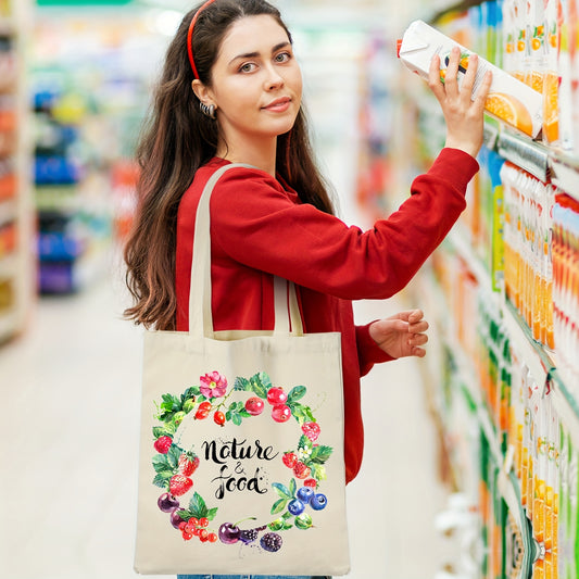 40 Thermal Sublimation Tote Bag X 13 Inch Canvas Tote Bag Reusable Shopping Bag With Handle Natural DIY Crafts Blank Bag For Ironing Thermal Transfer DIY Craft Gift Tie-dye Projects